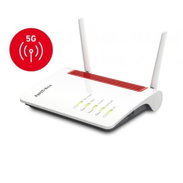 AVM-router - FRITZ! Box6850 LTE Router 5G WiFi Dual Mesh - 2 års garanti - 14 dagars returer Vit