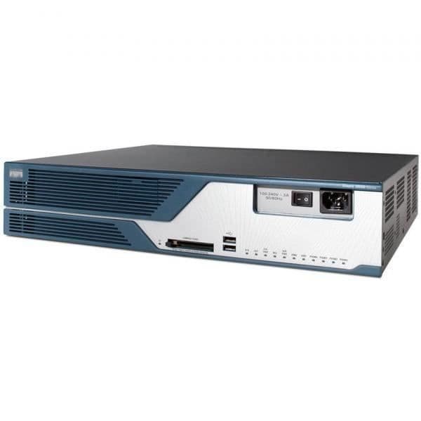 Router - CISCO - CISCO3825-AC-IP - Ethernet - Statisk IP-routing- USED Svart, Blå, Rostfritt stål