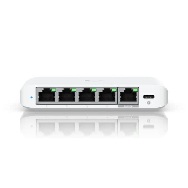 Switch - Ubiquiti - UniFi Flex Mini 2.5G - Hanterad - 5 portar - PoE