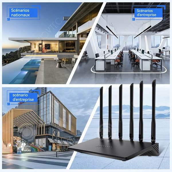 INN 3000M wifi repeater wifi6 router dual-core processor intelligent trådlös höghastighetsrouter för hemmabruk