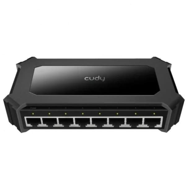 Gigabit Switch - Cudy - GS108D - 8 RJ-45 portar - Plug and Play - Auto MDI/MDIX Svart