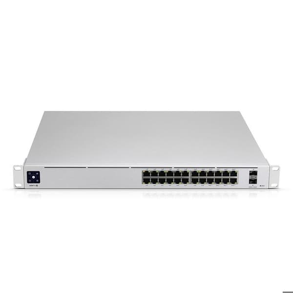Nätverksswitch - NÄTVERK - 24 Poe och Sfp Switch Silver