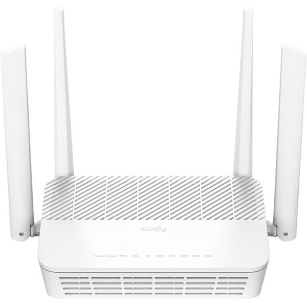 WiFi 6 Router - CUDY - AX3000 - WAN 2,5 Gbit/s - 4 RJ45 portar - MU-MIMO - VPN-stöd
