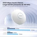 Miniatyrbild 3 av 4: WiFi 6-åtkomstpunkt - TENDA - I27 - 3000 Mbps - 4 antenner - PoE+