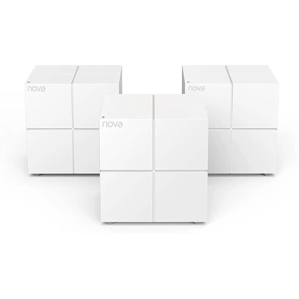 TENDA AC1200 Mesh System Täckning 500 m², Byt ut repeater/router/CPL, WIFI MESH Enkel installation, Nova MW6-3 kuber Vit