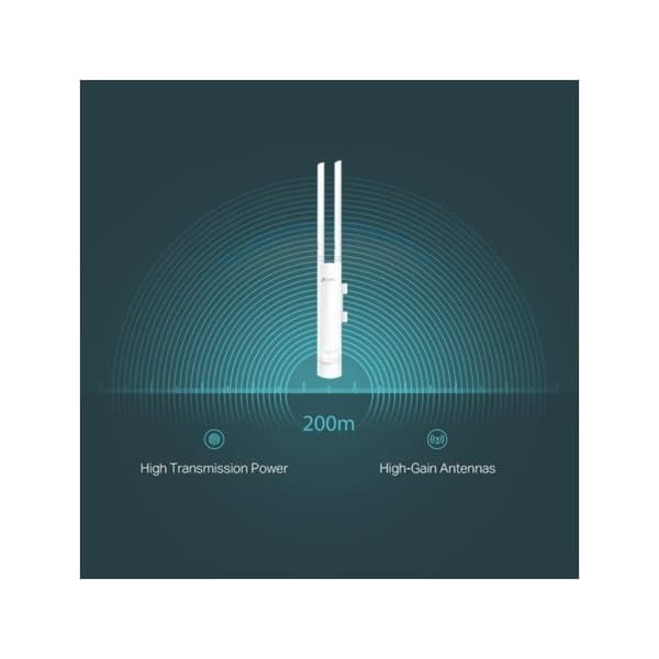TP-Link EAP113-AP utomhus WiFi N300 IP65 modem och router - 300 Mbits/s
