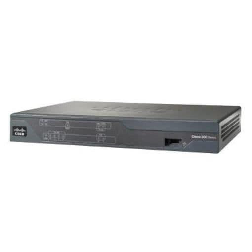 Router - CISCO - CISCO886-SEC-K9 - Datasäkerhet - Kontinuitet i verksamheten - 2,4 GHz Grå