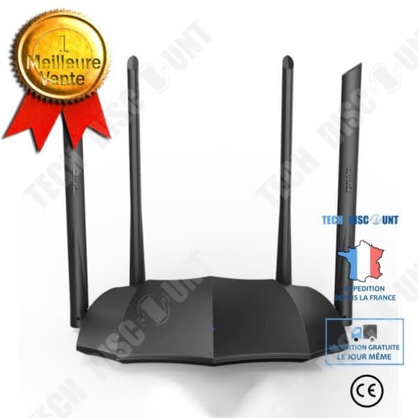 TD® 1000 Dual-Band Gigabit trådlös kabelrouter, MU-MIMO-stöd, 4 LAN-portar, WIFI Sync Switch