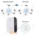 Miniatyrbild 2 av 4: WiFi-repetitor kraftfull signalförstärkare trådlös WiFi-förlängare 300M WLAN 802.11n/g/b internetförstärkare