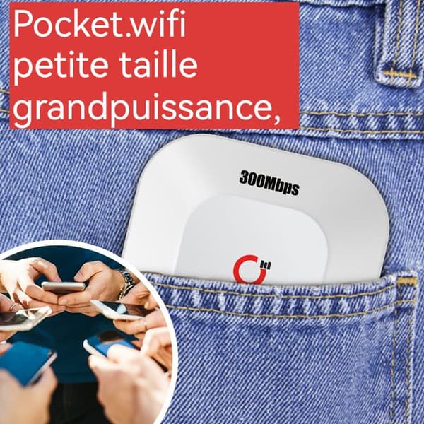 Trådlös router TD® 4g 150 mbps 2 i 1 universell klar att använda praktisk sim-router mobil wifi mini router pocket wifi