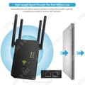 Miniatyrbild 3 av 4: TD® Trådlös Router 1200M Signalförstärkare 2.4G5G Repeater AP Hem WIFI-förbättring Alldeles kompatibel Lättviktsportab