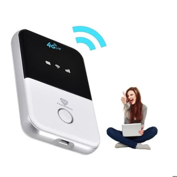 PASSIONOVA Mini Mobile Router SIM-kort 4G Signal Booster Snabb Internetanslutning Effektiv Högpresterande Bärbar Internet Router