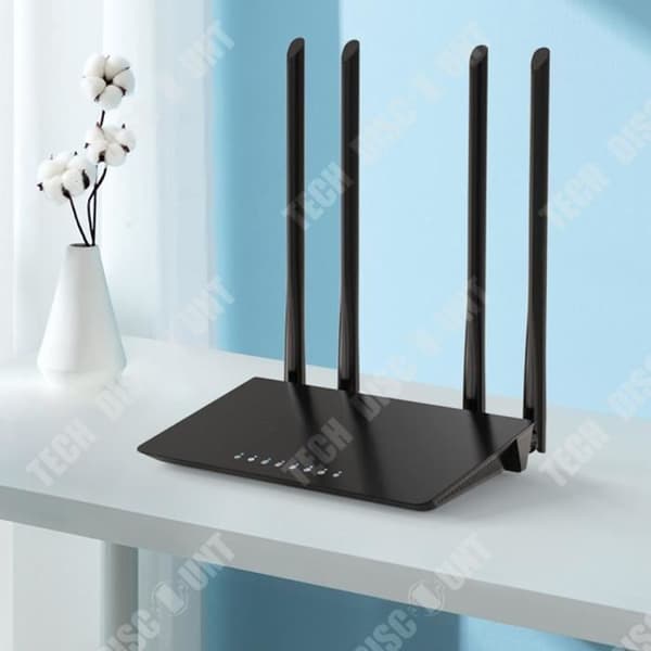 TD® 1200 Megabit trådlösa routrar Dual Band Gigabit Wall Penetration High Bandwidth Multi Hole Cooling