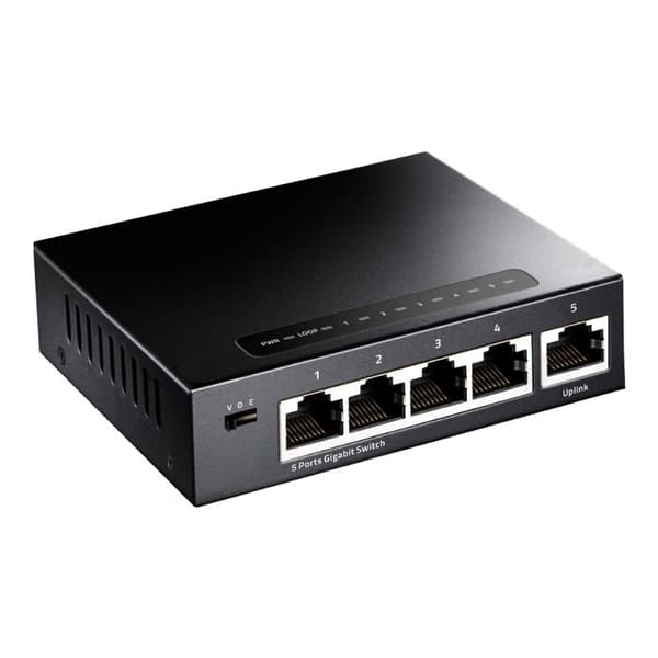 Gigabit-switch - Cudy - GS105 - 5 portar - Icke hanterad - Auto-MDI/MDIX