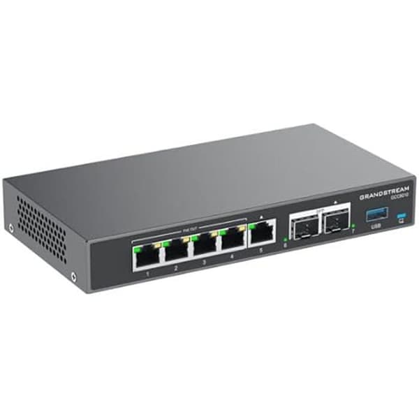 IPPBX - GRANDSTREAM - GCC6010 - 10 användare - 4 samtal samtidigt - Brandvägg och VPN-router