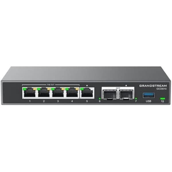 IPPBX - GRANDSTREAM - GCC6010 - 10 användare - 4 samtal samtidigt - Brandvägg och VPN-router