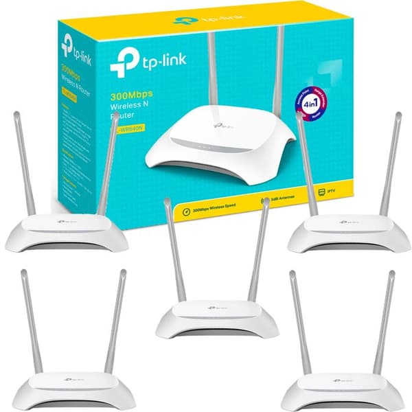 Tp-link TL-WR840N Router Trådlös multimode 300mbps X 5 Enheter grafit