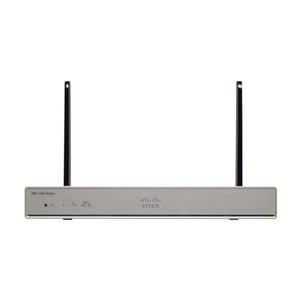 cisco isr 1100 8 portar dubbla ge wan ethernet router w 8g minne svartRouter, wifi, nätverk ISR 1100 8 PORTAR DUAL GE WAN ETHERNET