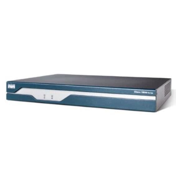 Router - CISCO - CISCO1841-SHDSL-V3 - IOS-brandvägg - 256-bitars AES - 3DES- USED