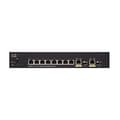 Miniatyrbild 2 av 4: Cisco SMALL BUSINESS SG350-10P - SWITCH - L3 - MANAGERAD - 8 X 10/100/1000 (POE+) + 2 X KOMBO GIGABIT SFP - BORDS - POE+ (62 W)- USED