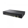 Miniatyrbild 1 av 4: Cisco SMALL BUSINESS SG350-10P - SWITCH - L3 - MANAGERAD - 8 X 10/100/1000 (POE+) + 2 X KOMBO GIGABIT SFP - BORDS - POE+ (62 W)- USED