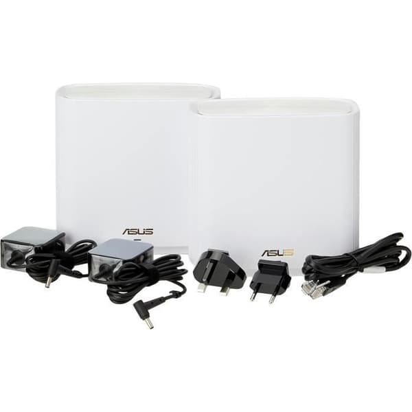 Router - ASUS - AX6600 ZENWIFI XT8 - Wi-Fi 6 - Dubbelband - 1900MB