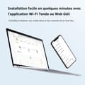 Miniatyrbild 4 av 6: Tenda Nova Mesh EX3 (2 Paket) - Intelligent AX1500 Wi-Fi Mesh Repeater, Mesh Wi-Fi med täckning av 2 till 3 rum