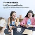 Miniatyrbild 5 av 6: Tenda Nova Mesh EX3 (2 Paket) - Intelligent AX1500 Wi-Fi Mesh Repeater, Mesh Wi-Fi med täckning av 2 till 3 rum