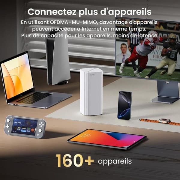Tenda Mesh WiFi 6 AX3000 Nova EX12 3 Pack - Mesh WiFi-system för hela hemmet