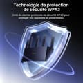 Miniatyrbild 4 av 6: Tenda Routeur TX2L Pro Wi-Fi 6 AX1500 Mbps Gigabit Dubbelband - Router