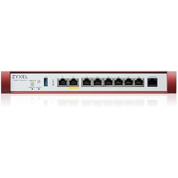 Router - ZYXEL - USG FLEX200 H-serien - Bra prestanda - Hög kvalitet - 1 x 2,5 G - 6 x 1 G - 1 x USB