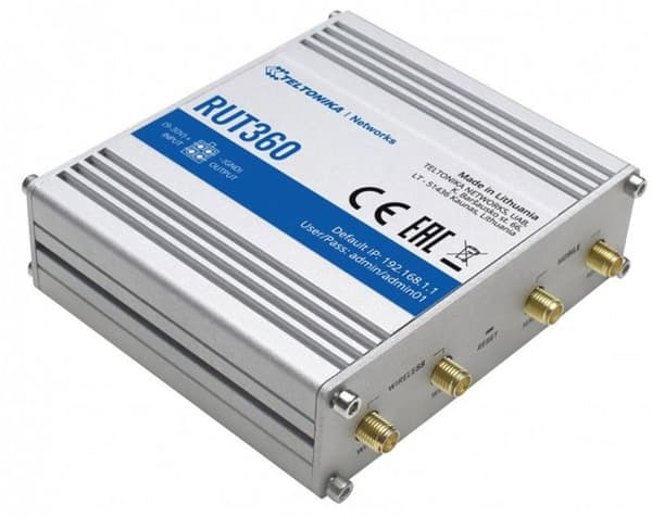 Teltonika Modem - Router - W125944290 - RUT360 LTE Cat6 Router