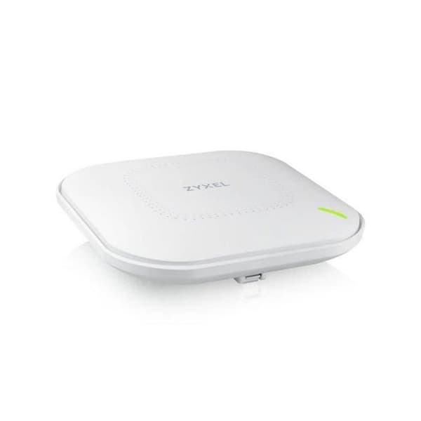 Zyxel True WiFi 6 (802.11ax dual-band), 1,77 Gb/s åtkomstpunkt med Quad Core-processor och dubbla 2x2 MU-MIMO-antenner, kontroll