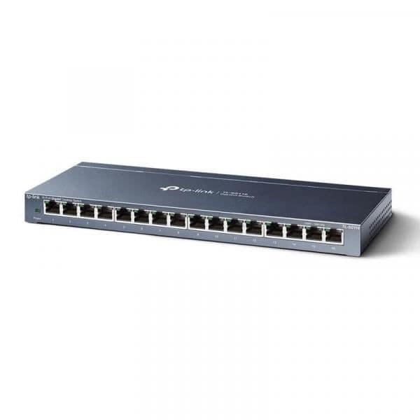 Administerad switch - TP-Link - TL-SG2016P - 16 RJ45-portar - PoE - Gigabit Ethernet