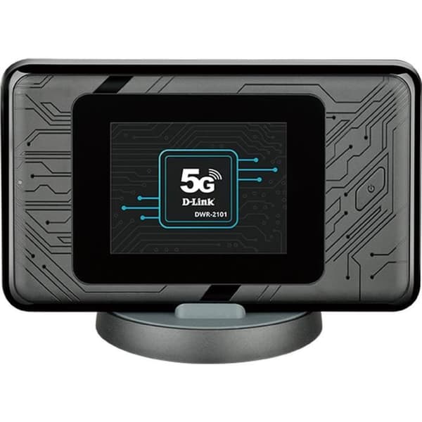 5G Wi-Fi-hotspot - DLINK - AX1800 på batteri - USB-C-port - Nano SIM-kortplats - 2,4 tums LCD-färgpekskärm