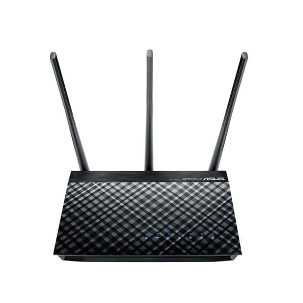 ASUS DSL-AC51 trådlös router - ADSL-modem - GigE - 802.11a-b-g-n-ac - Dual-band