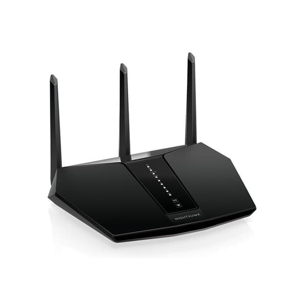 Netgear WiFi 6 AX5 Nighthawk 5 Stream Router (RAX30) - WiFi AX2400 (Hastigheter upp till 2,4 Gbps) - Täckning upp till