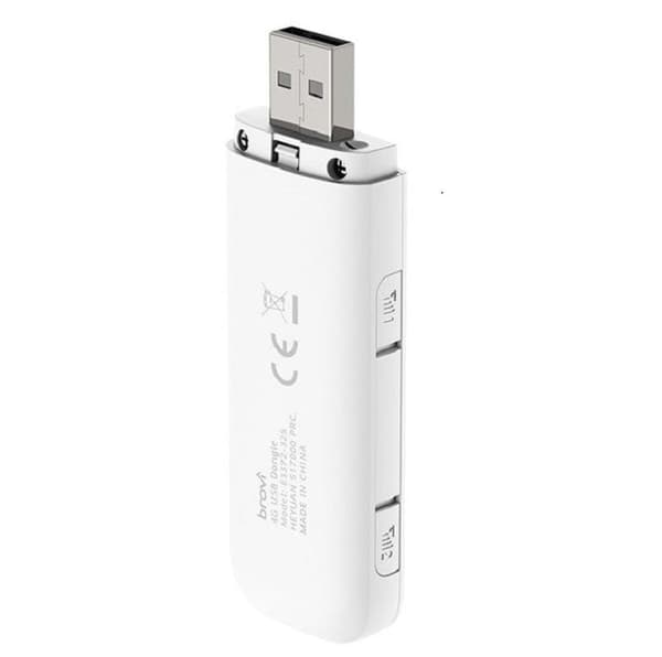 USB-nätverksadapter Huawei E3372 - 150MBps (4G LTE) - Vit