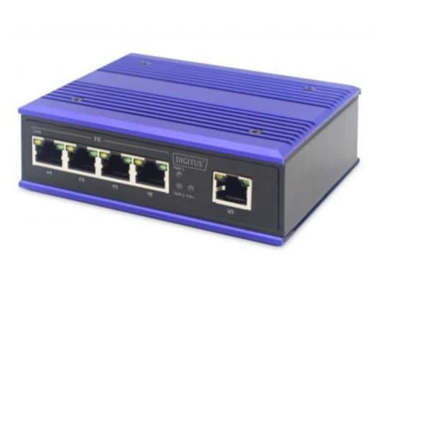 NÄTVERK, Switch, Fristående Switch, Digitus av Assmann Conmutadorgiga Industrial 5 Puertos
