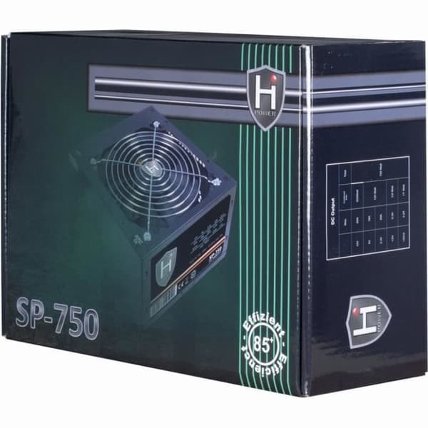 750W Inter-Tech HIPOWER SP-750 TU Svart