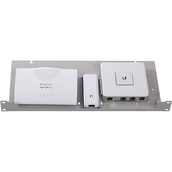 GrabbeIT Rack DrayTek Vigor 165 - UniFi Cloud Key - UniFi USG - HE26268