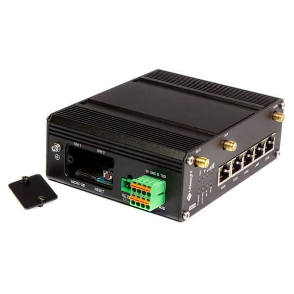 Milesight Modem - Router - UR35-L04EU-W - 4G Industrial Router UR35 Pro WiFi4
