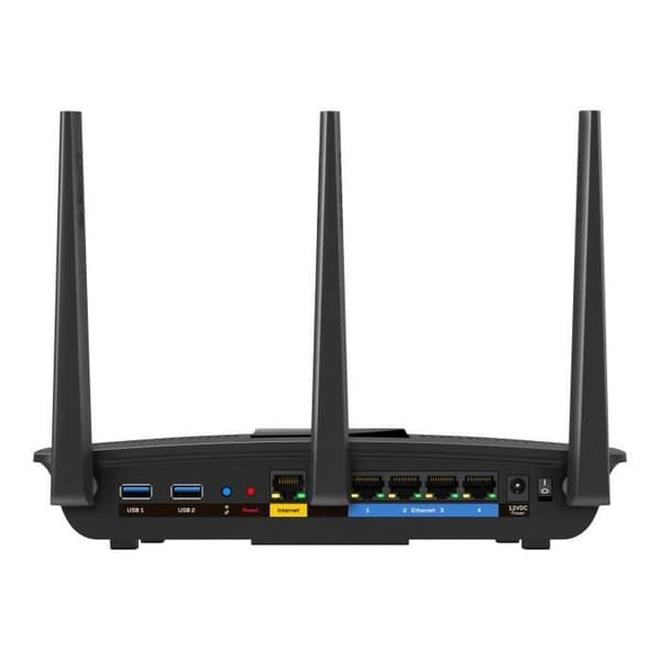Linksys EA7500 Trådlös router med 4-portars GigE-switch 802.11a-b-g-n-ac Dual-band