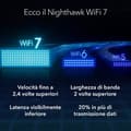 Miniatyrbild 3 av 3: Router - NETGEAR - NIGHTHAWK WIFI 7 BE9300 - 5 Gigabit Ethernet-portar - Kraftfull processor - Beamforming+