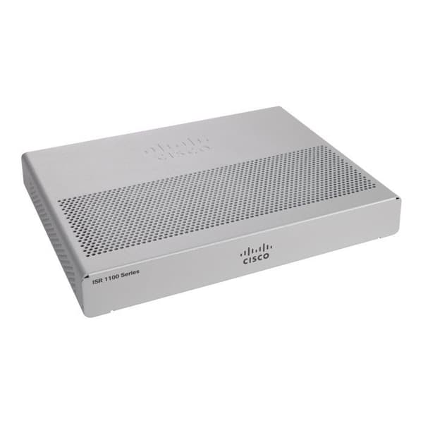Router - Cisco - Integrated Services Router 1101 - 4 GigE-portar - Rackmonterbar - Inbyggd switch