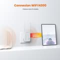 Miniatyrbild 2 av 4: TENDA 300 Mbps WIFI Repeater, enkel installation, 200㎡ täckning, väggmonteringsdesign, wifi-booster. A9