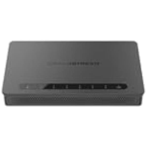Router - GRANDSTREAM - GWN7002 - 2xSFP - 4xGbE LAN/WAN - DPI - Wi-Fi Svart