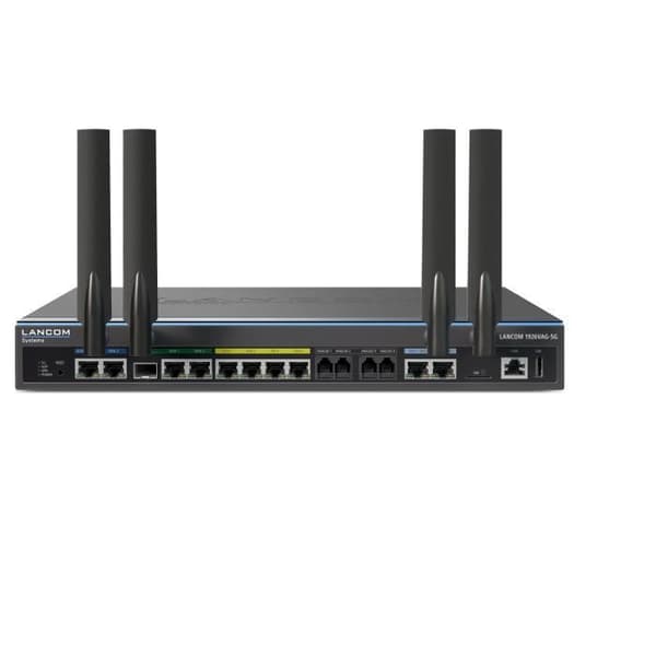 LANCOM SYSTEMS 1926VAG-5G GIGABIT ETHERNET ANSLUTEN ROUTER SVART (6212)