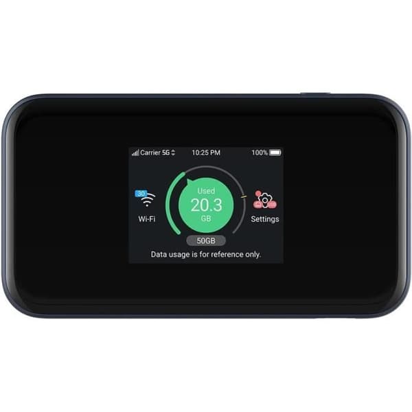 Hotspot mobil - ZTE - MU5001 - 5G WiFi 6 - Batteri 4500mAh - Snabbladdning