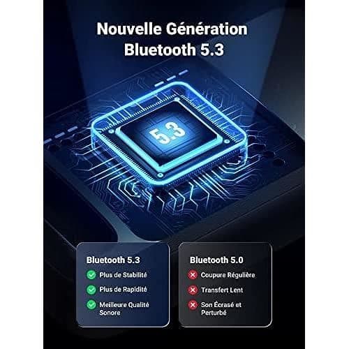 Bluetooth-adapter - UGREEN - Bluetooth-dongle 5.3 - Låg latens - Stor stabilitet - USB